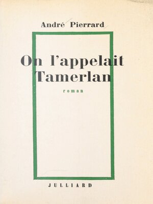 cover image of On l'appelait Tamerlan